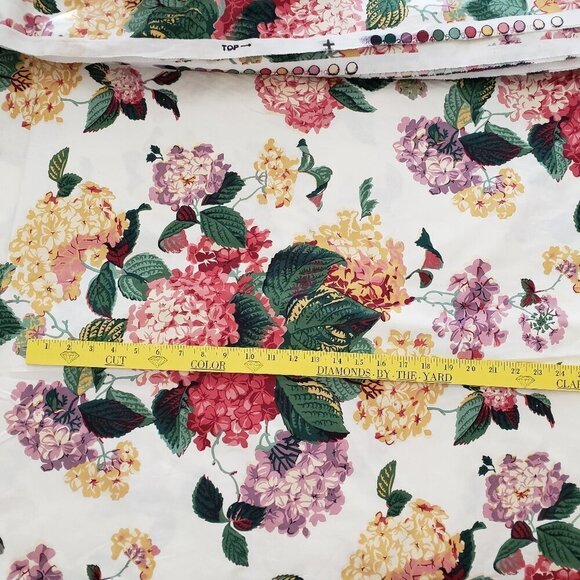 Vintage Cyrus Clark Home Decor Floral 18 Yards of Cloth Fabric - Unused - Picture 7 of 7